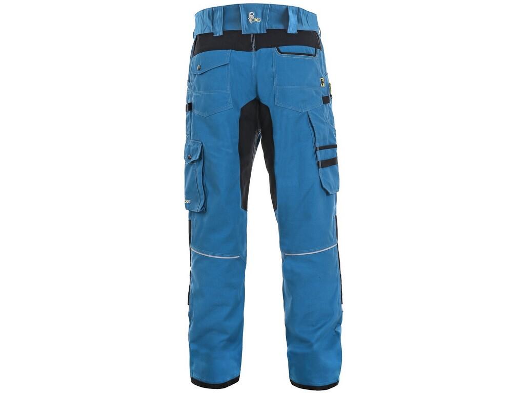 Nohavice CXS STRETCH, 170-176cm, pánske, stredne modrá-čierna